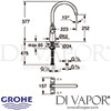 Grohe Ambi Two Handle Sink Mixer Spares